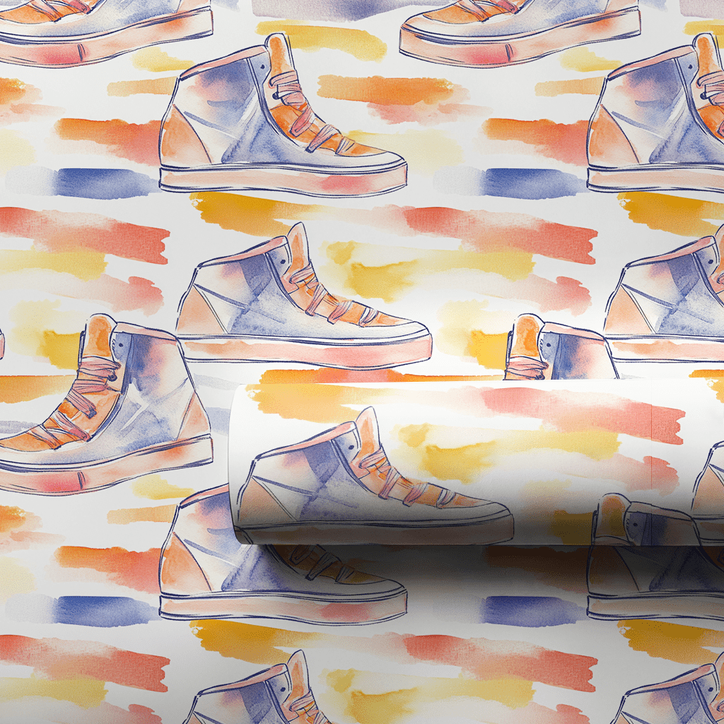 Fresh Sneaks - Wrapping Paper - Aspen & Arlo