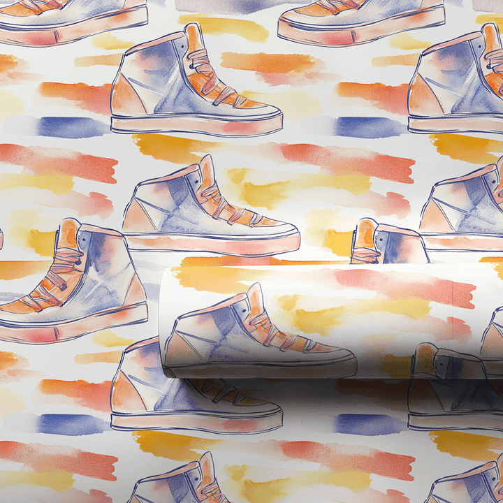 Fresh Sneaks - Wrapping Paper - Aspen & Arlo