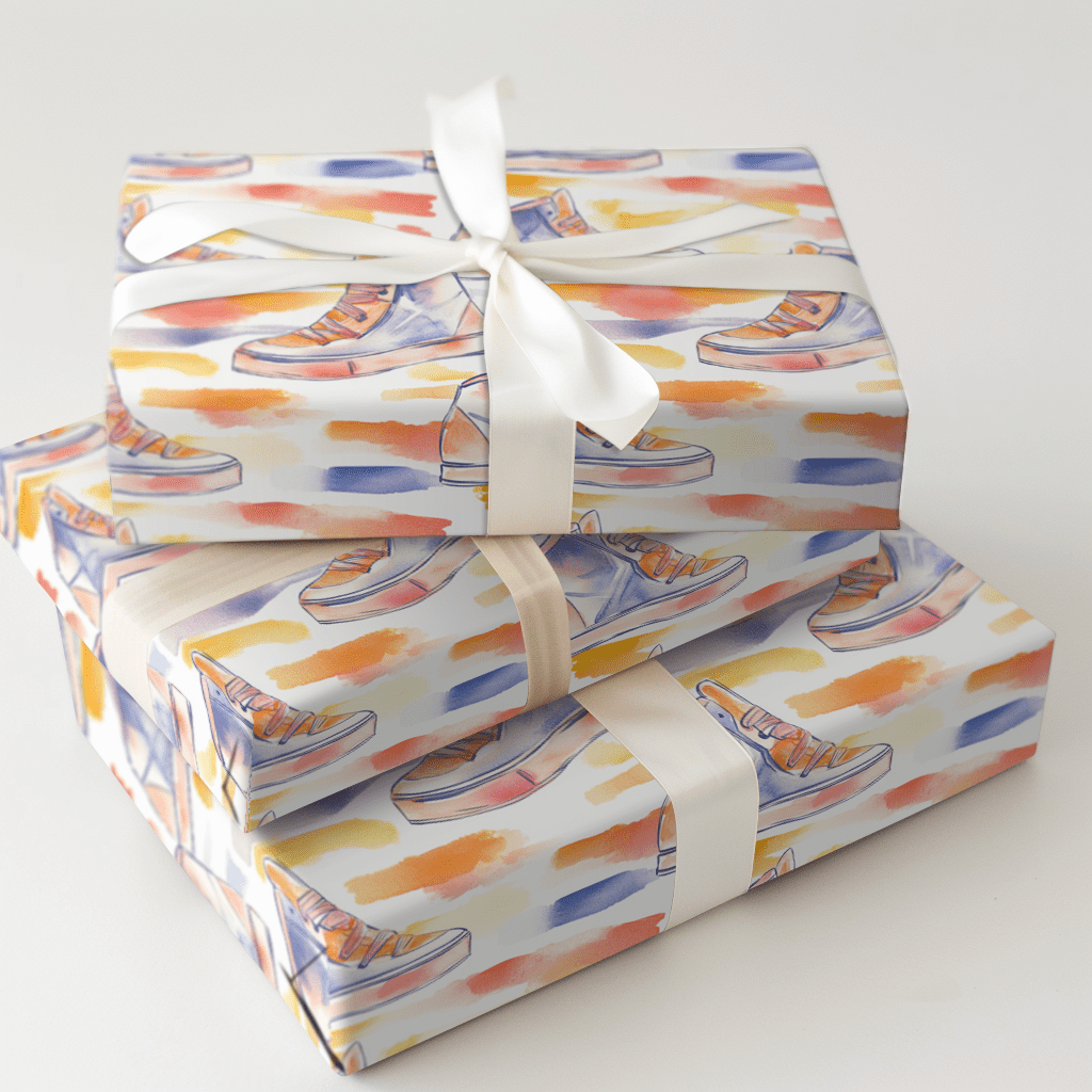 Fresh Sneaks - Wrapping Paper - Aspen & Arlo