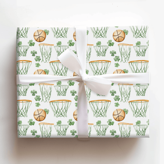 Full Court Clovers - Wrapping Paper - Aspen & Arlo
