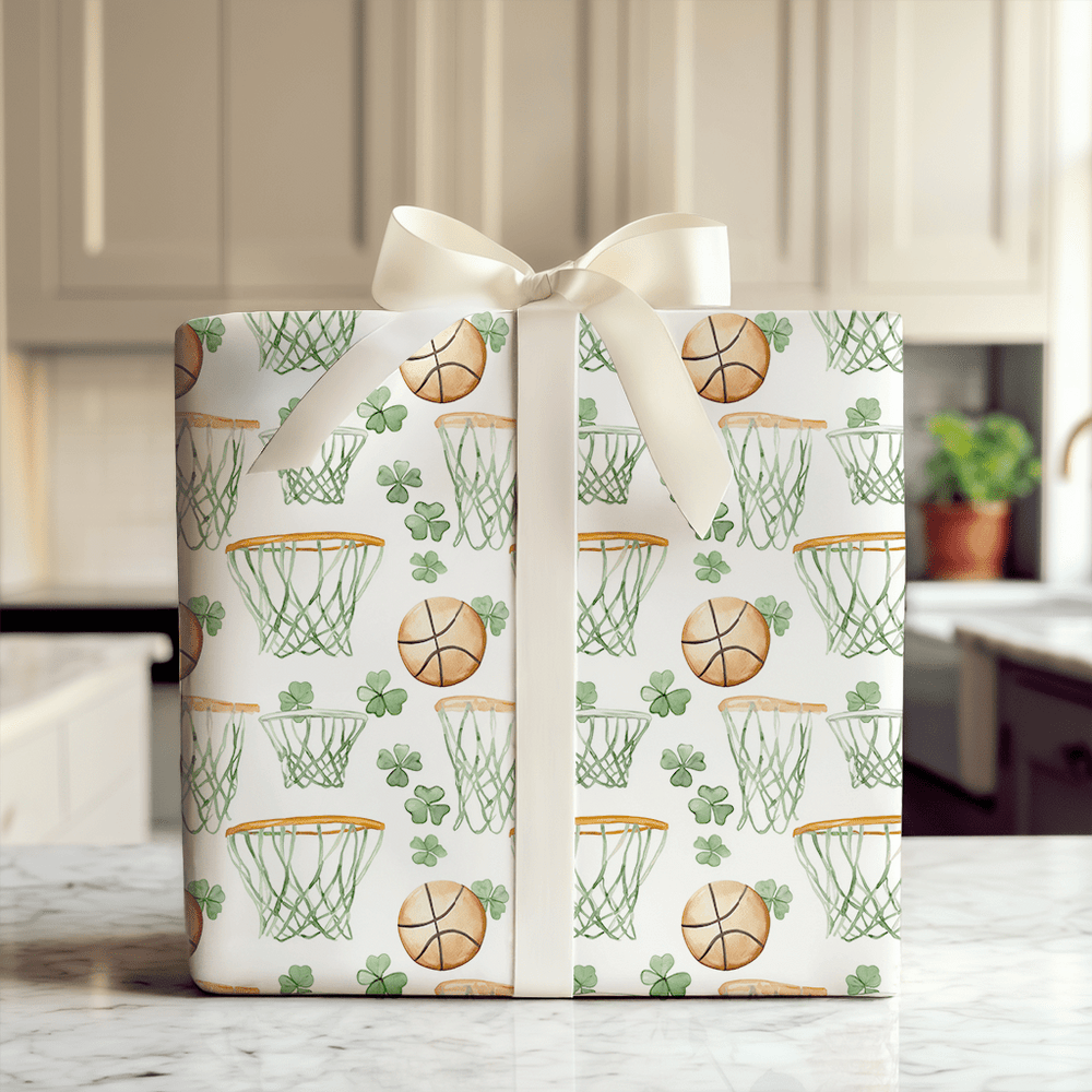 Full Court Clovers - Wrapping Paper - Aspen & Arlo
