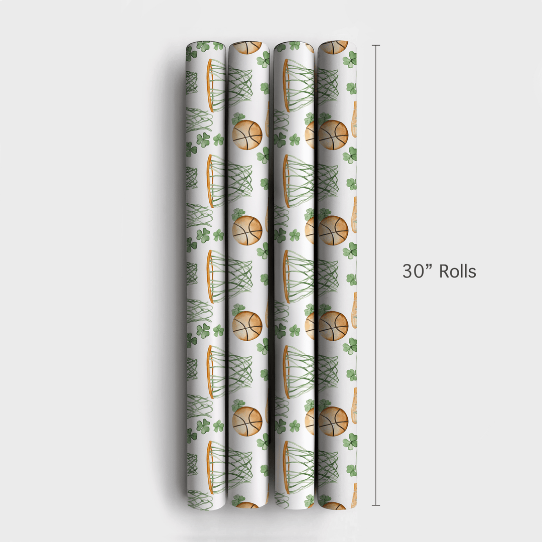 Full Court Clovers - Wrapping Paper - Aspen & Arlo