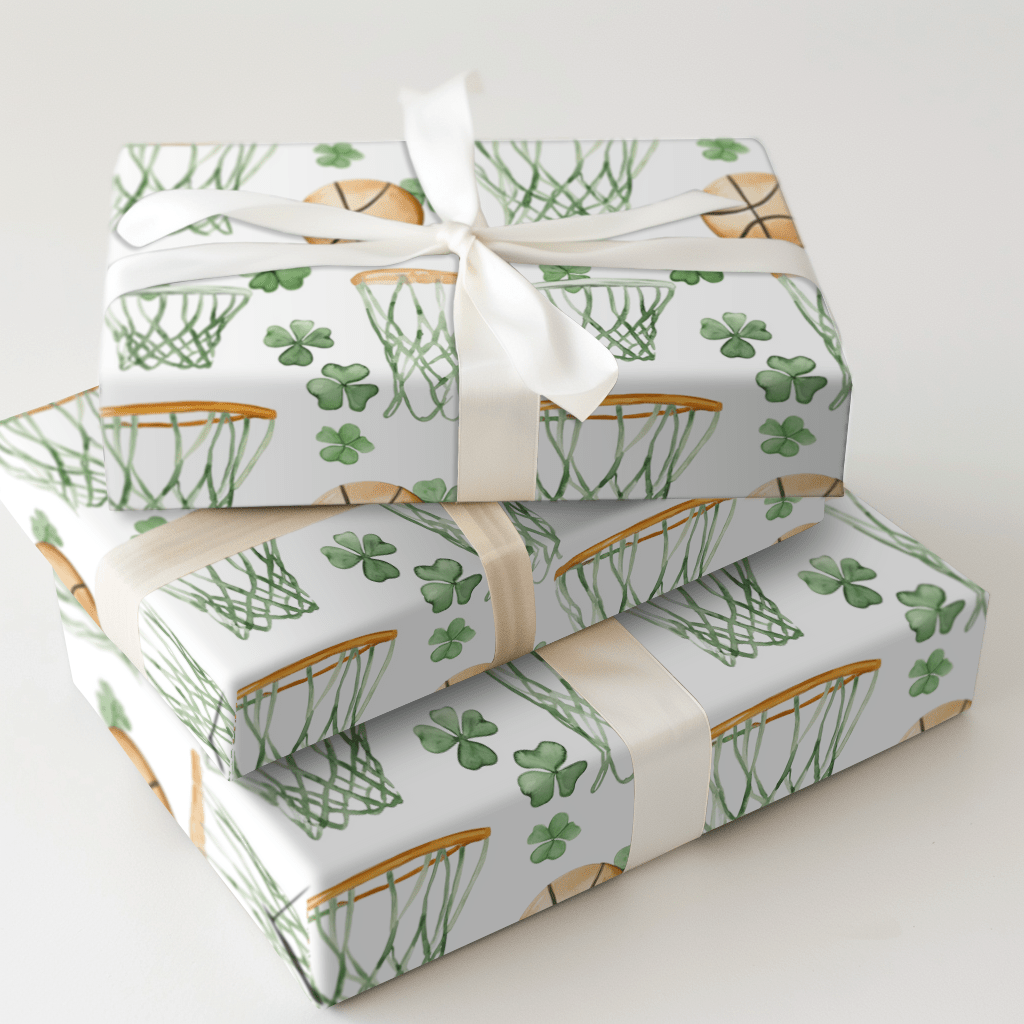 Full Court Clovers - Wrapping Paper - Aspen & Arlo