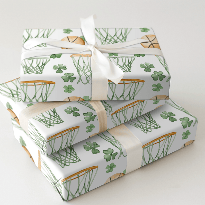 Full Court Clovers - Wrapping Paper - Aspen & Arlo