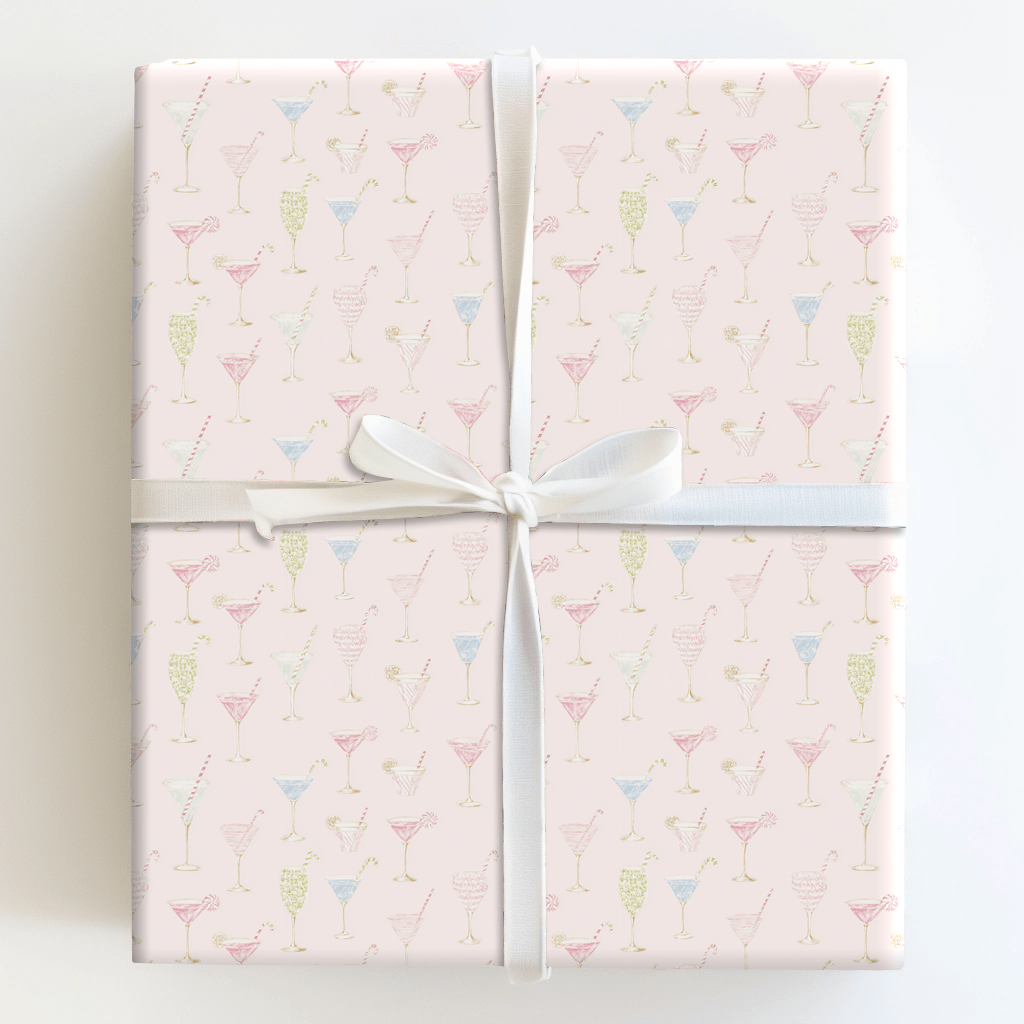 Christmas Tinis - Wrapping Paper - Aspen & Arlo