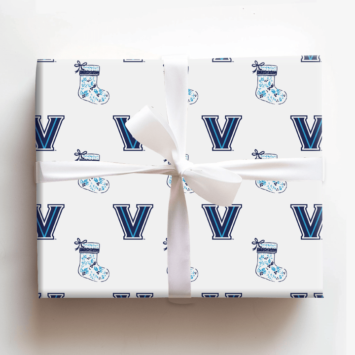 Villanova Stocking - Wrapping Paper - Aspen & Arlo