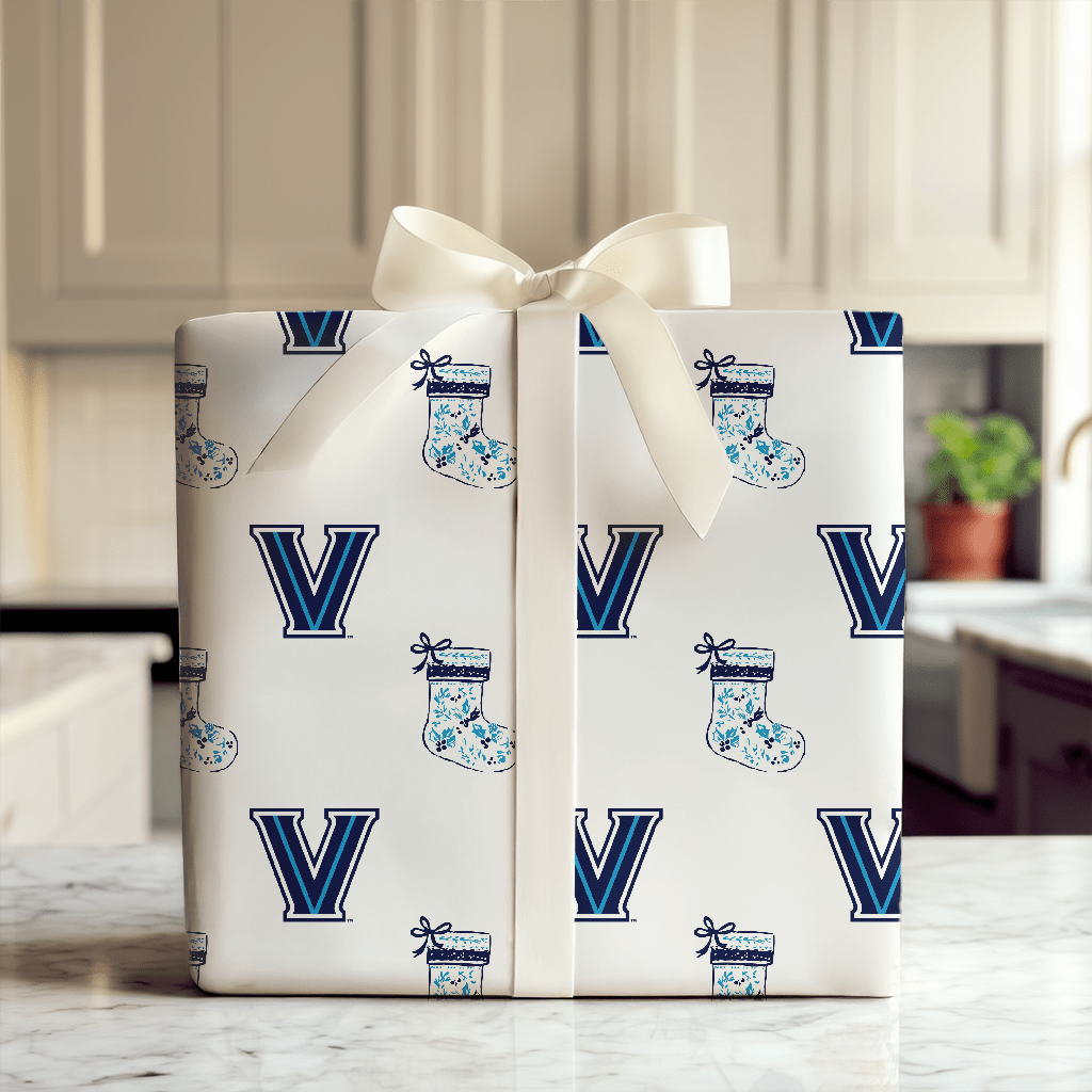 Villanova Stocking - Wrapping Paper - Aspen & Arlo