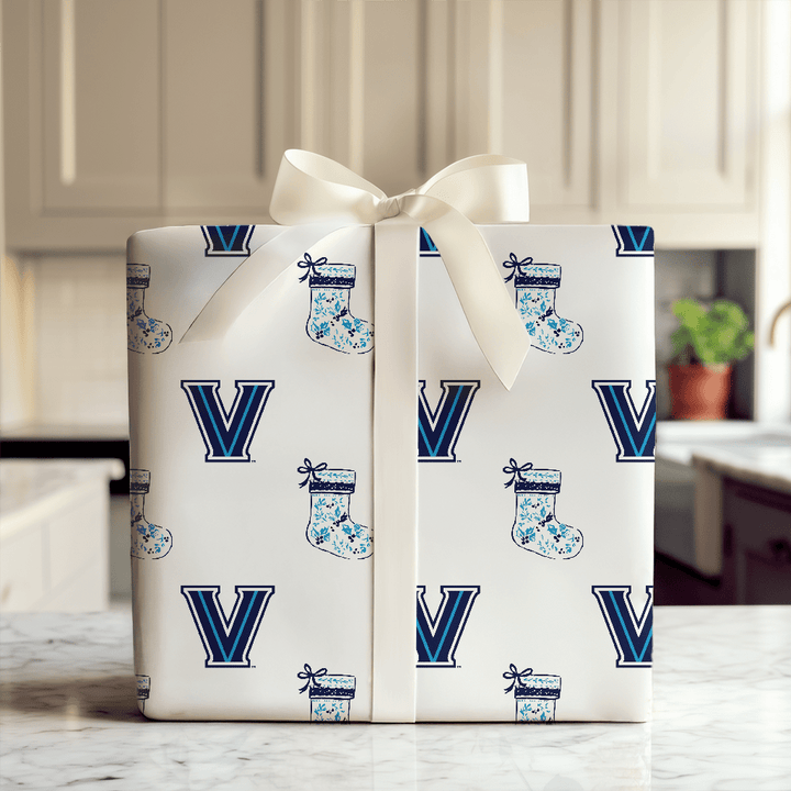 Villanova Stocking - Wrapping Paper - Aspen & Arlo