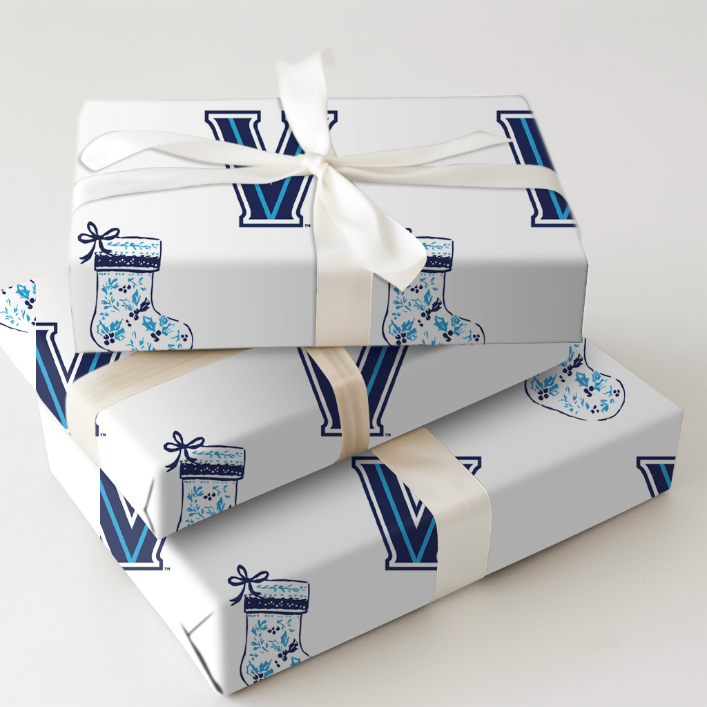 Villanova Stocking - Wrapping Paper - Aspen & Arlo