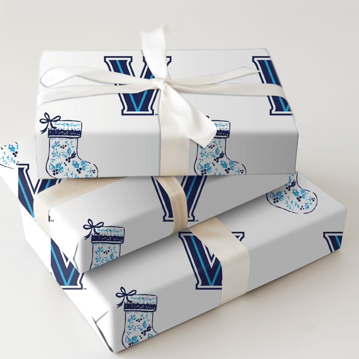 Villanova Stocking - Wrapping Paper - Aspen & Arlo