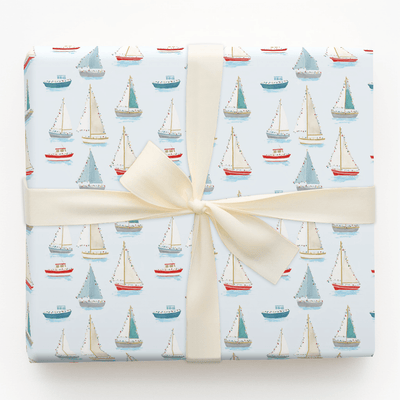Sail Through The Holidays - Wrapping Paper - Aspen & Arlo