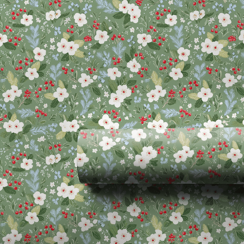 Alabaster Anemone - Wrapping Paper - Aspen & Arlo