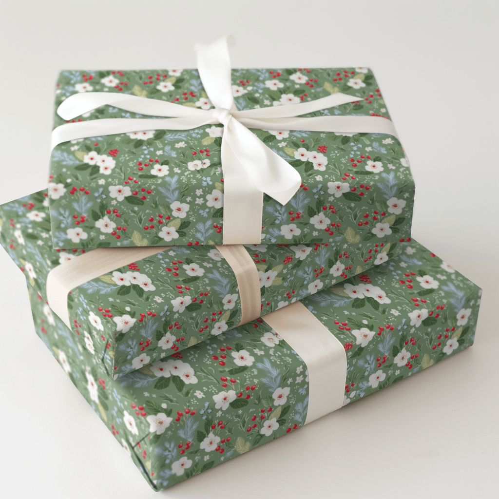 Alabaster Anemone - Wrapping Paper - Aspen & Arlo