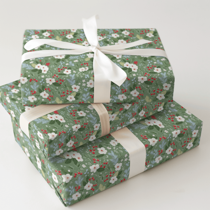 Alabaster Anemone - Wrapping Paper - Aspen & Arlo