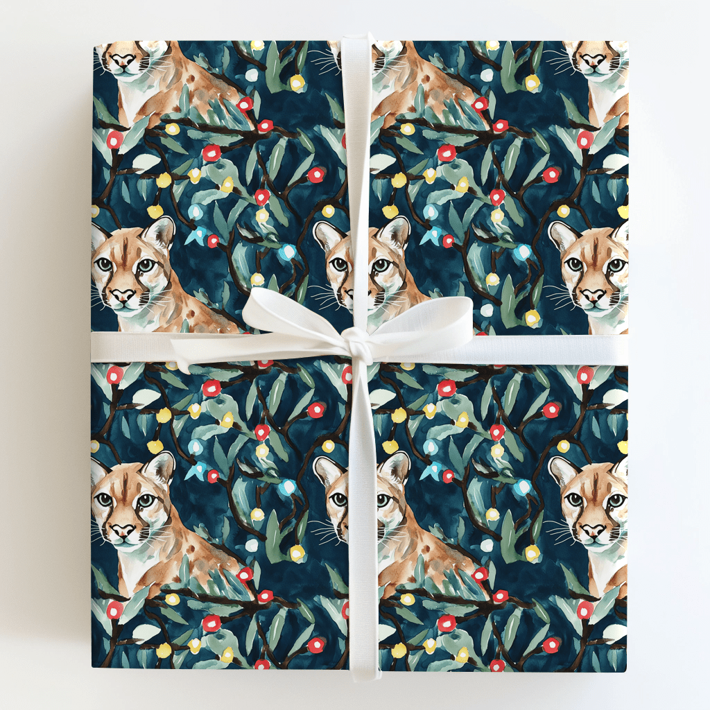 Lights of the Coug - Wrapping Paper - Aspen & Arlo