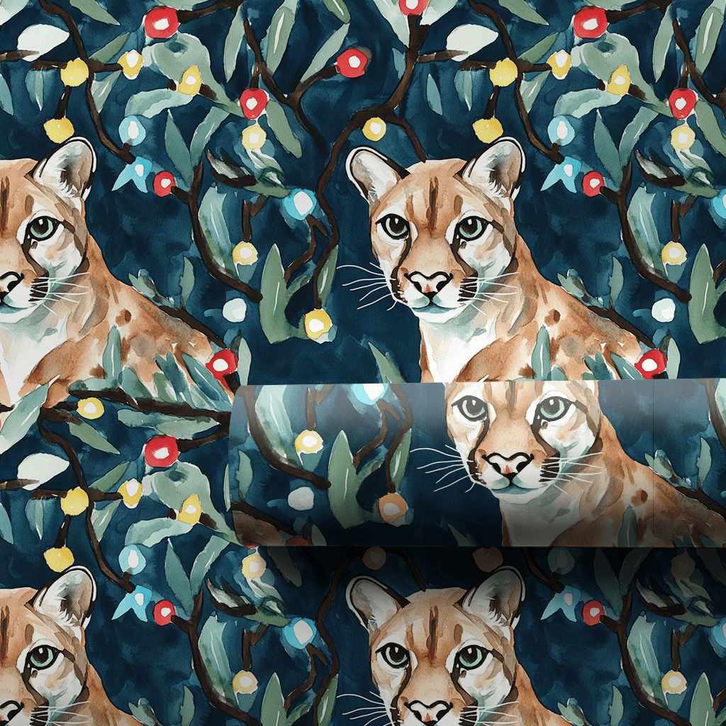 Lights of the Coug - Wrapping Paper - Aspen & Arlo
