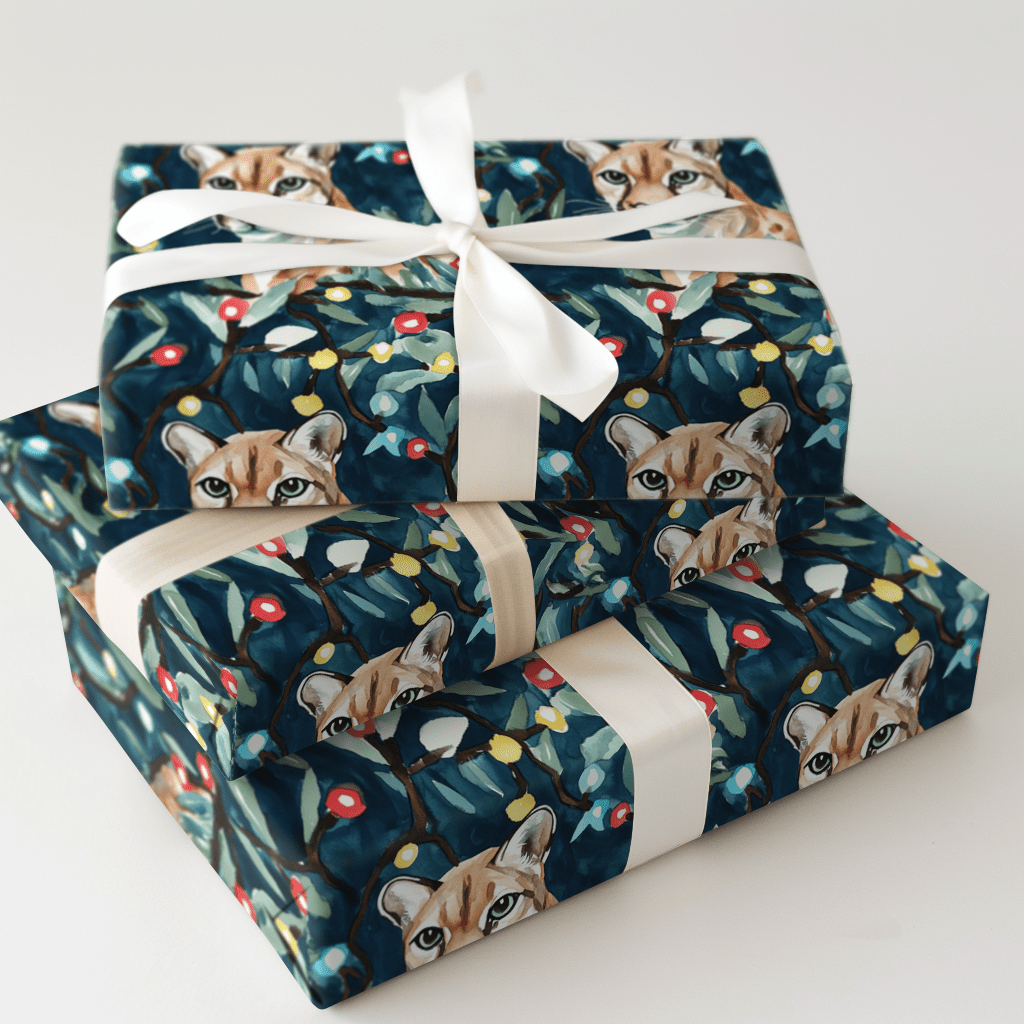 Lights of the Coug - Wrapping Paper - Aspen & Arlo