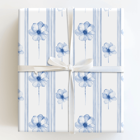 Blue At Noon - Wrapping Paper - Aspen & Arlo
