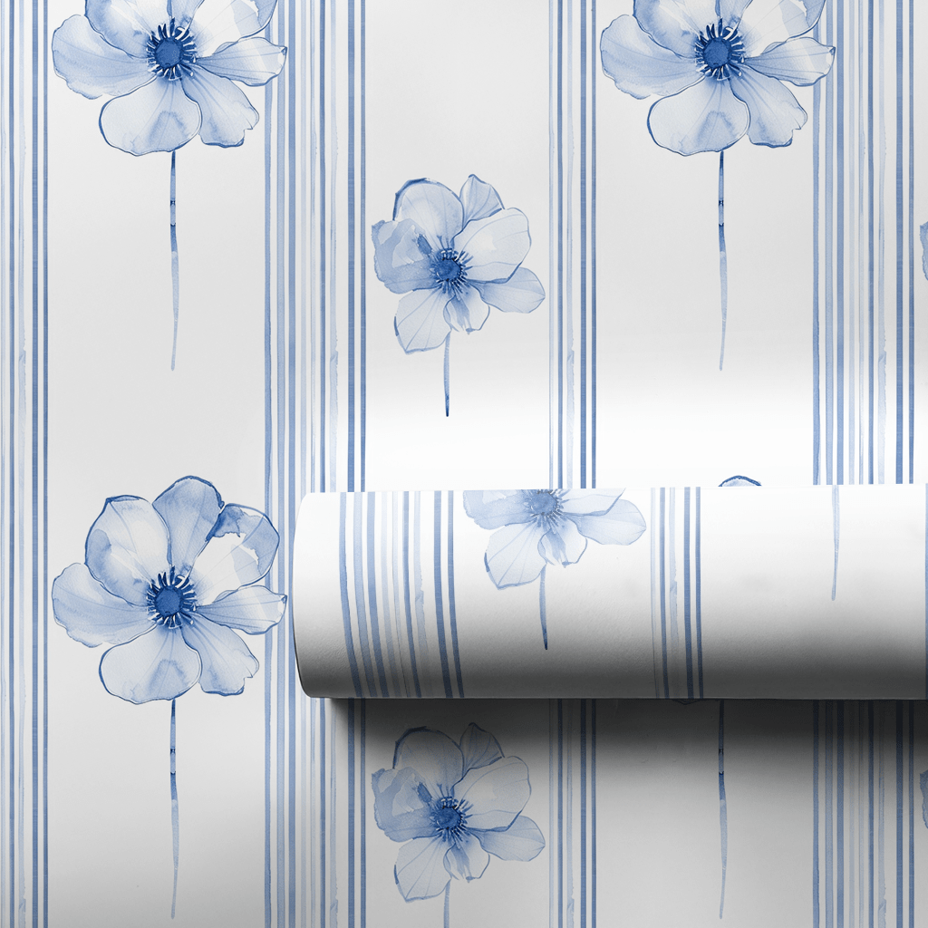 Blue At Noon - Wrapping Paper - Aspen & Arlo