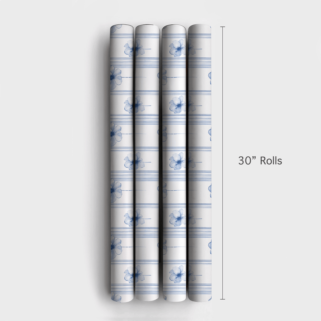 Blue At Noon - Wrapping Paper - Aspen & Arlo