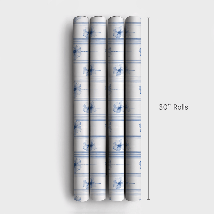 Blue At Noon - Wrapping Paper - Aspen & Arlo
