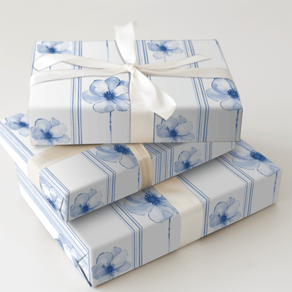 Blue At Noon - Wrapping Paper - Aspen & Arlo