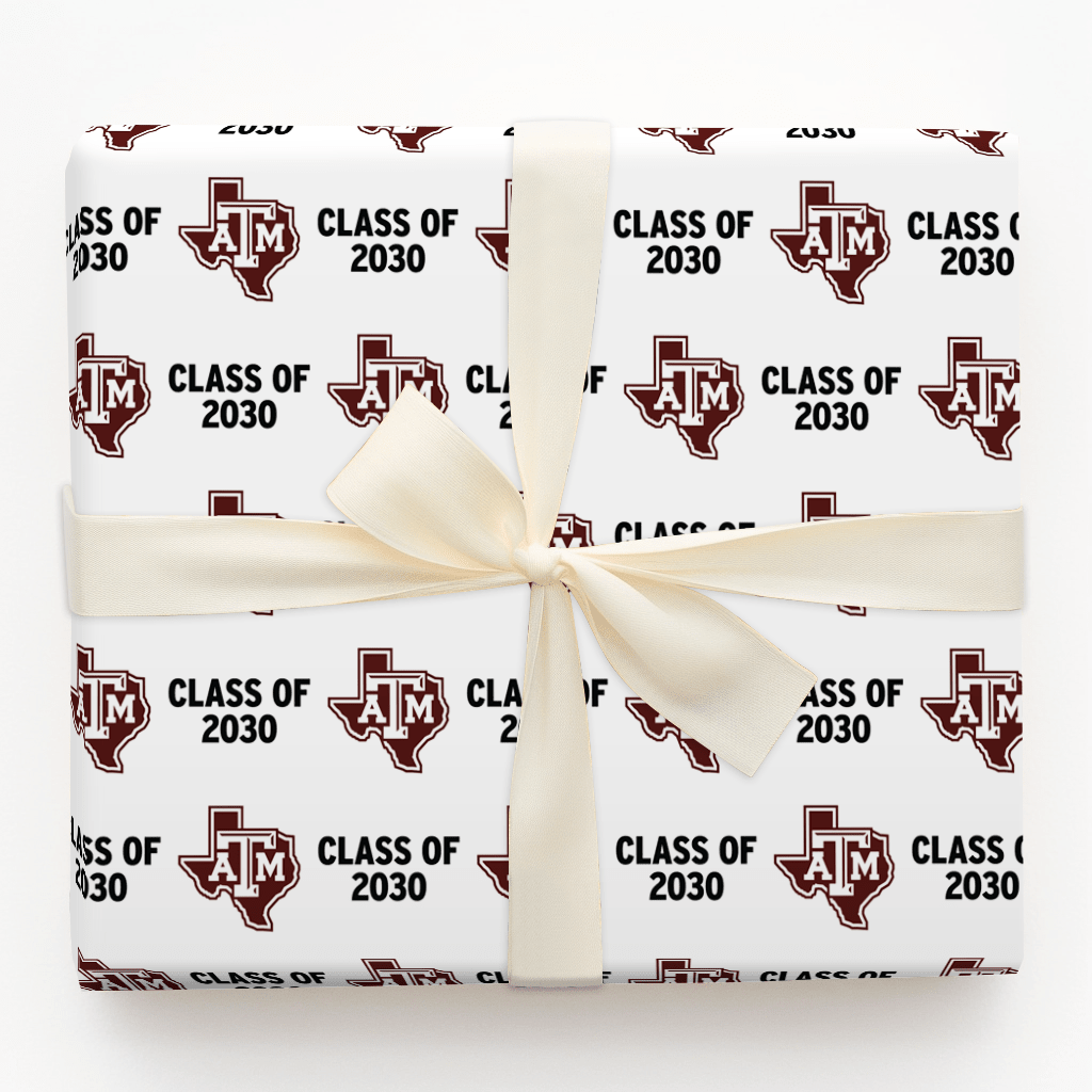 Class of 2030 A&M - Wrapping Paper - Aspen & Arlo