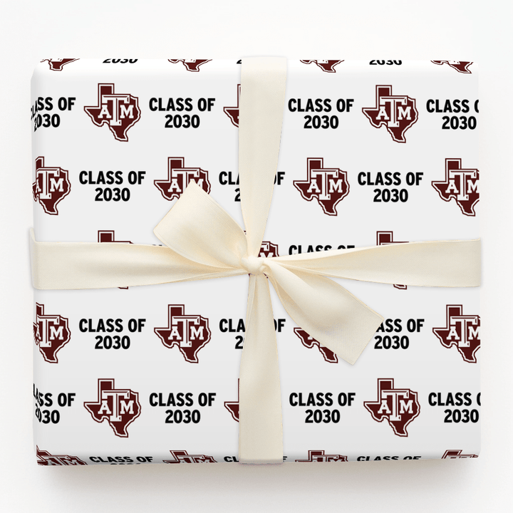 Class of 2030 A&M - Wrapping Paper - Aspen & Arlo