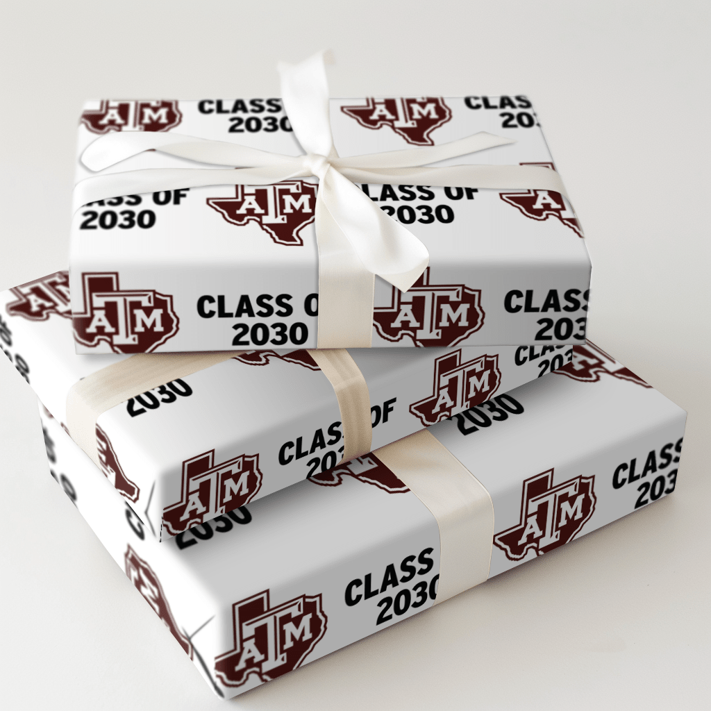 Class of 2030 A&M - Wrapping Paper - Aspen & Arlo