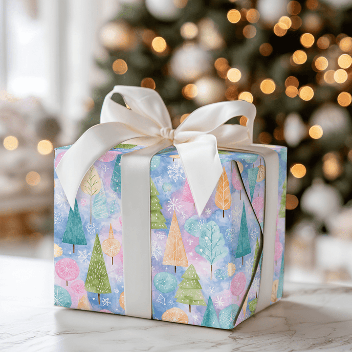 Pastel Pines - Wrapping Paper - Aspen & Arlo