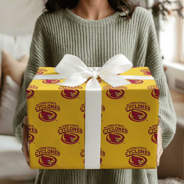 Red & Gold Storm - Wrapping Paper - Aspen & Arlo