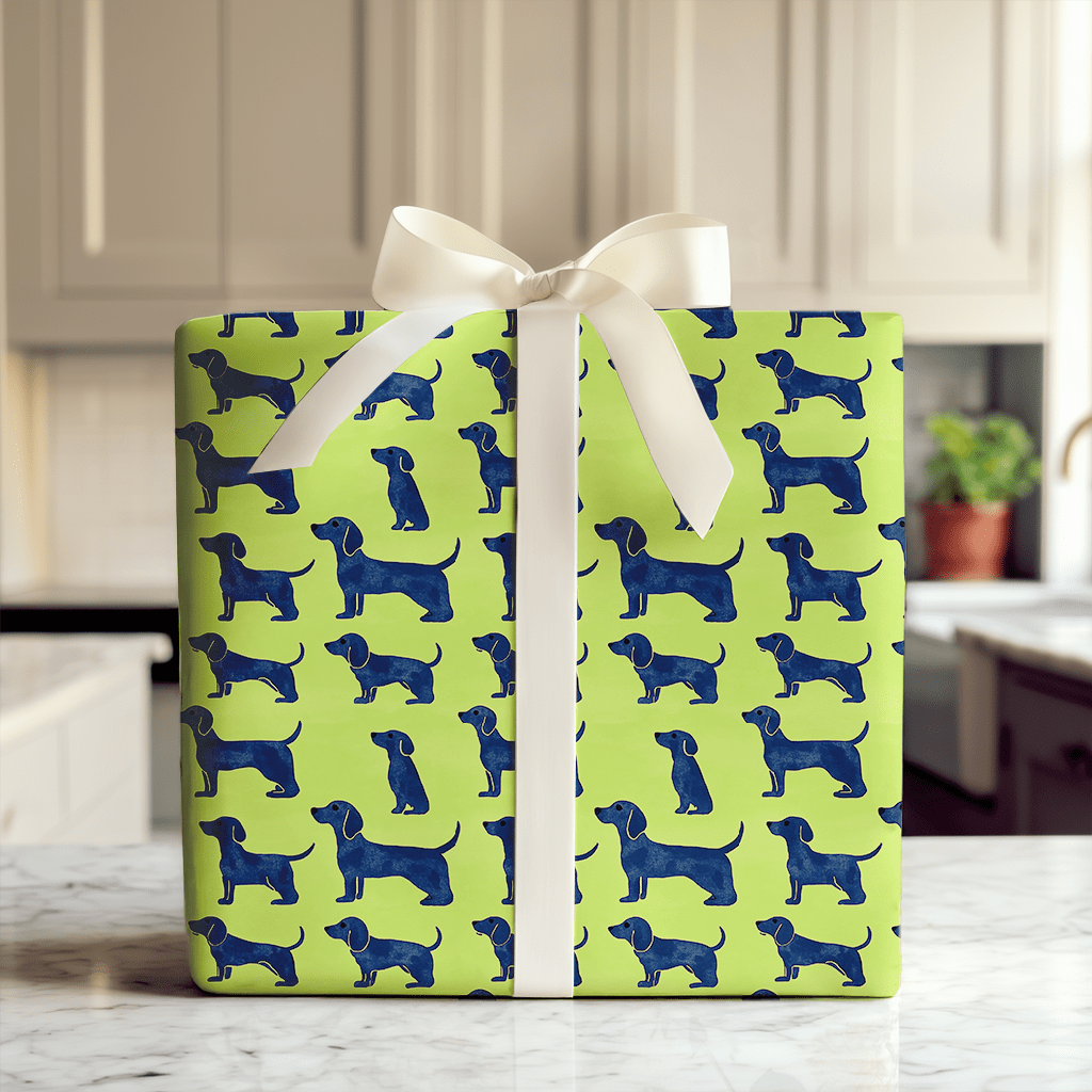 Long and Happy Birthday Tails - Wrapping Paper - Aspen & Arlo