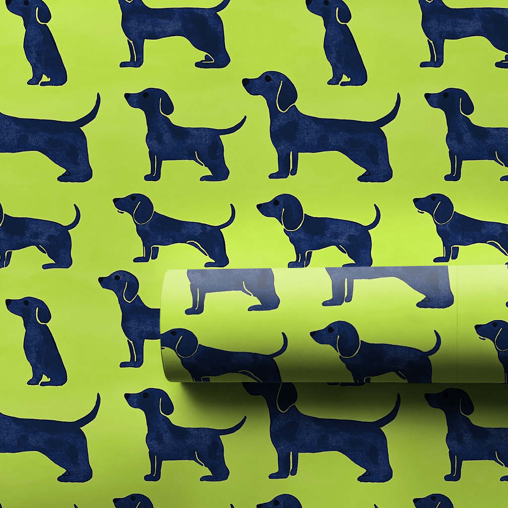 Long and Happy Birthday Tails - Wrapping Paper - Aspen & Arlo