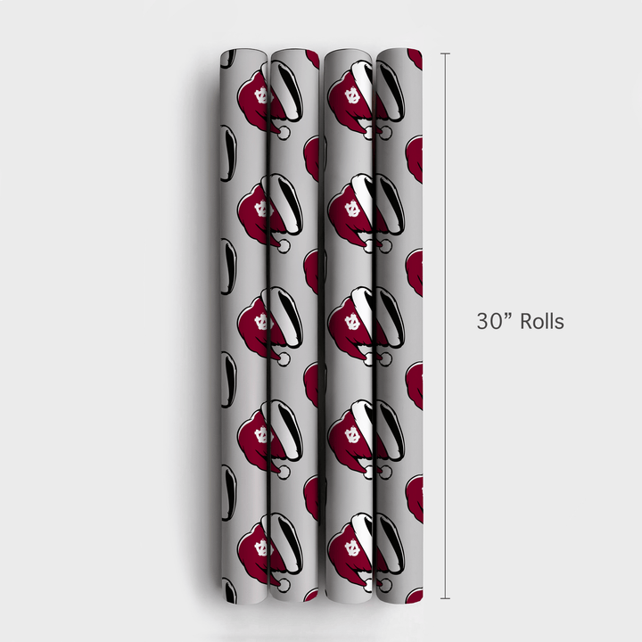 Holiday Heel Hat - Wrapping Paper - Aspen & Arlo