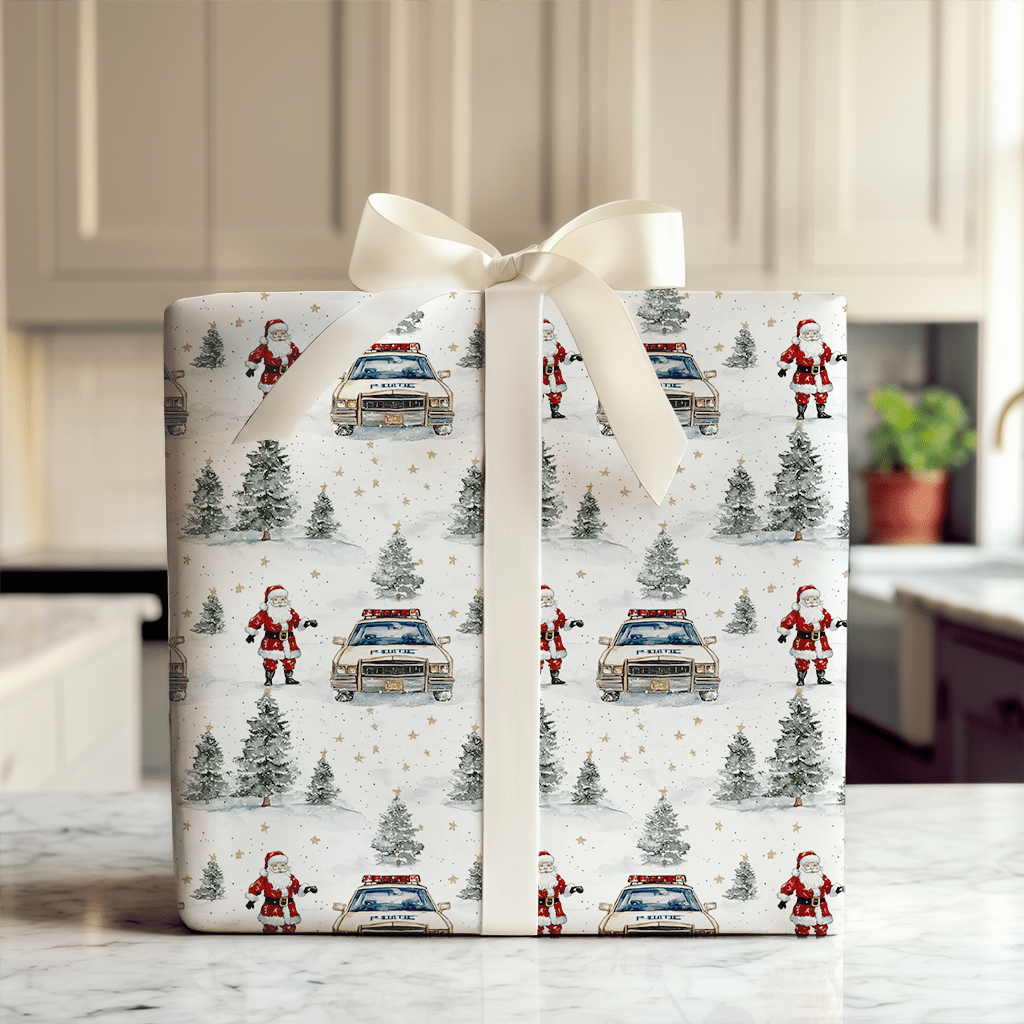 Ho - Hold It Right There - Wrapping Paper - Aspen & Arlo