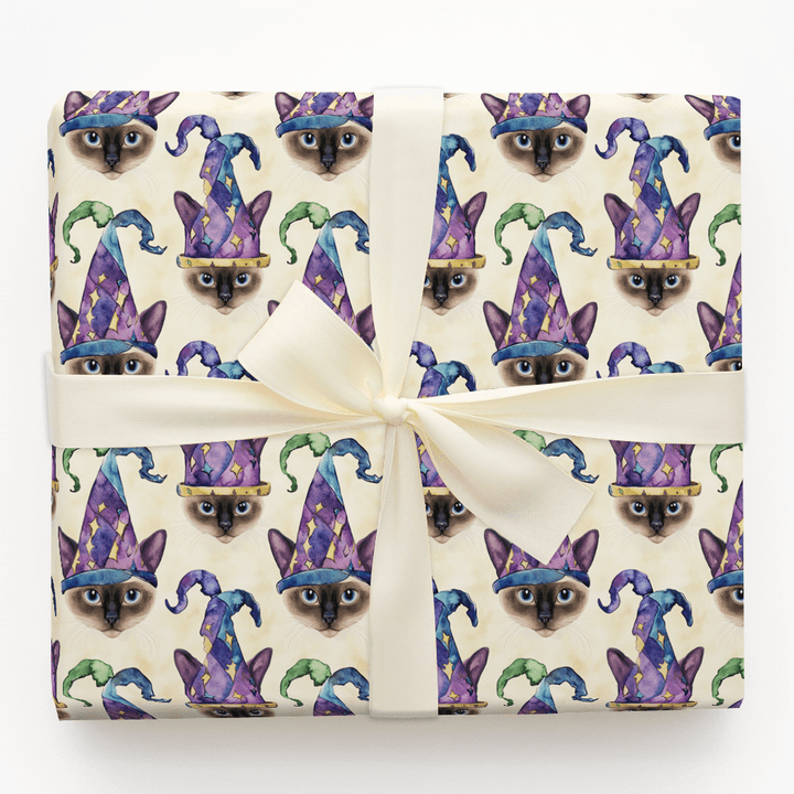 Mardi Gras Siamese - Wrapping Paper - Aspen & Arlo