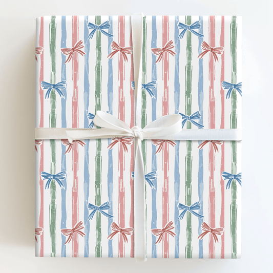Bowtie Bamboo - Wrapping Paper - Aspen & Arlo