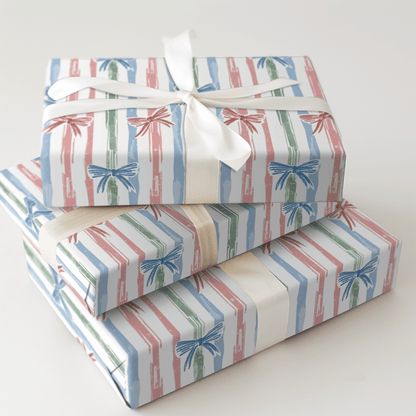 Bowtie Bamboo - Wrapping Paper - Aspen & Arlo