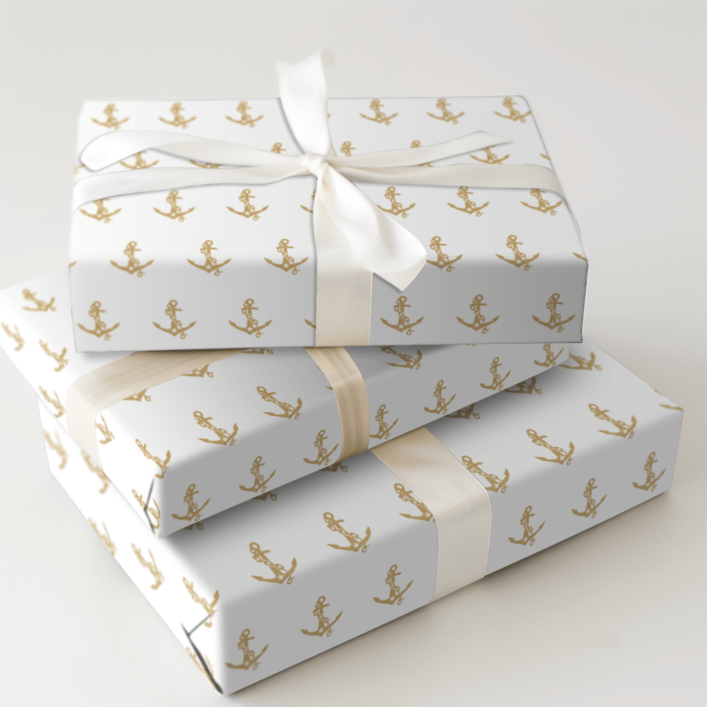 Anchored at Vanderbilt - Wrapping Paper - Aspen & Arlo