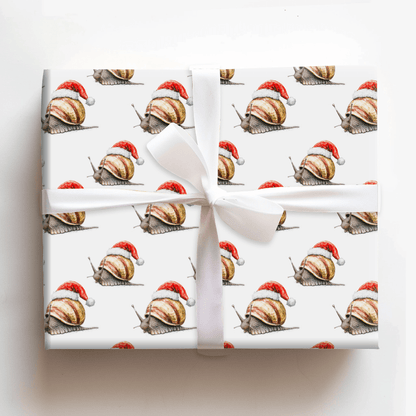 Snail Holiday - Wrapping Paper - Aspen & Arlo