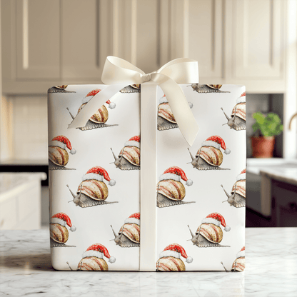 Snail Holiday - Wrapping Paper - Aspen & Arlo