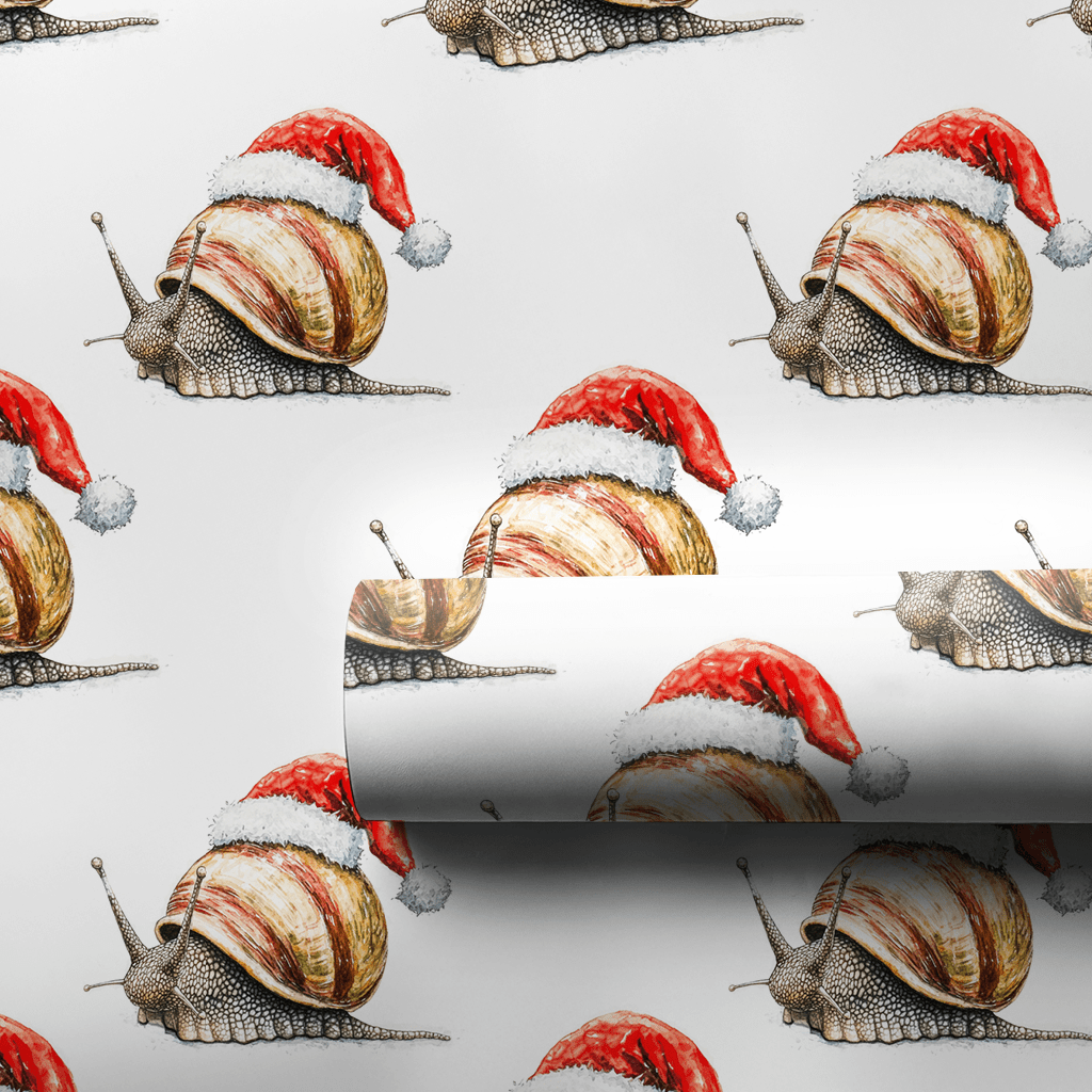 Snail Holiday - Wrapping Paper - Aspen & Arlo