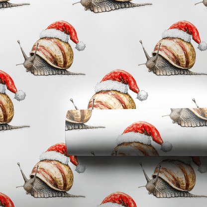 Snail Holiday - Wrapping Paper - Aspen & Arlo