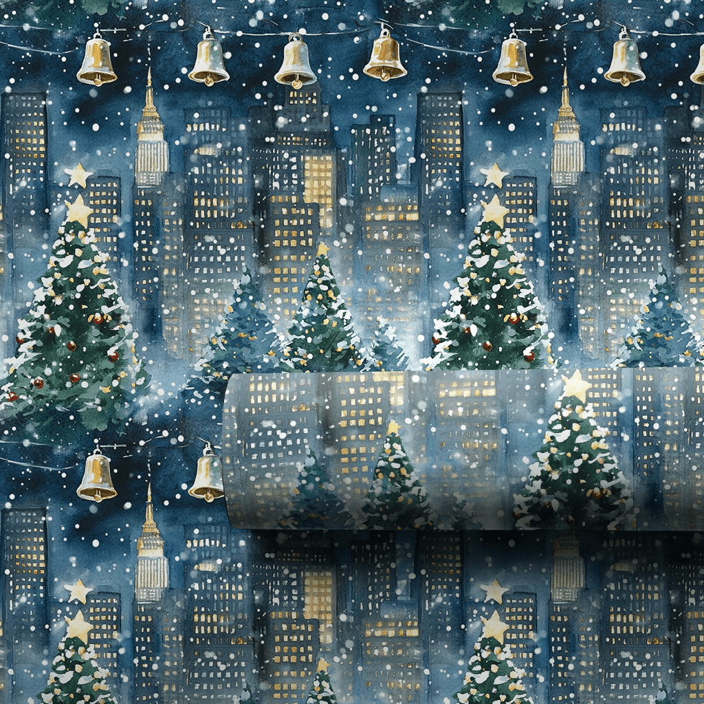 It's Christmas Time in the City - Wrapping Paper - Aspen & Arlo