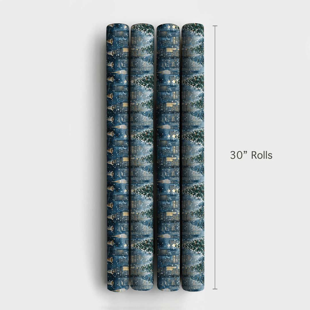 It's Christmas Time in the City - Wrapping Paper - Aspen & Arlo