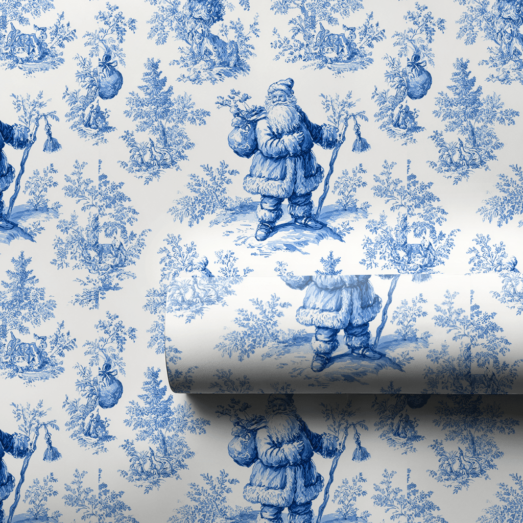 Jolly in Toile - Wrapping Paper - Aspen & Arlo