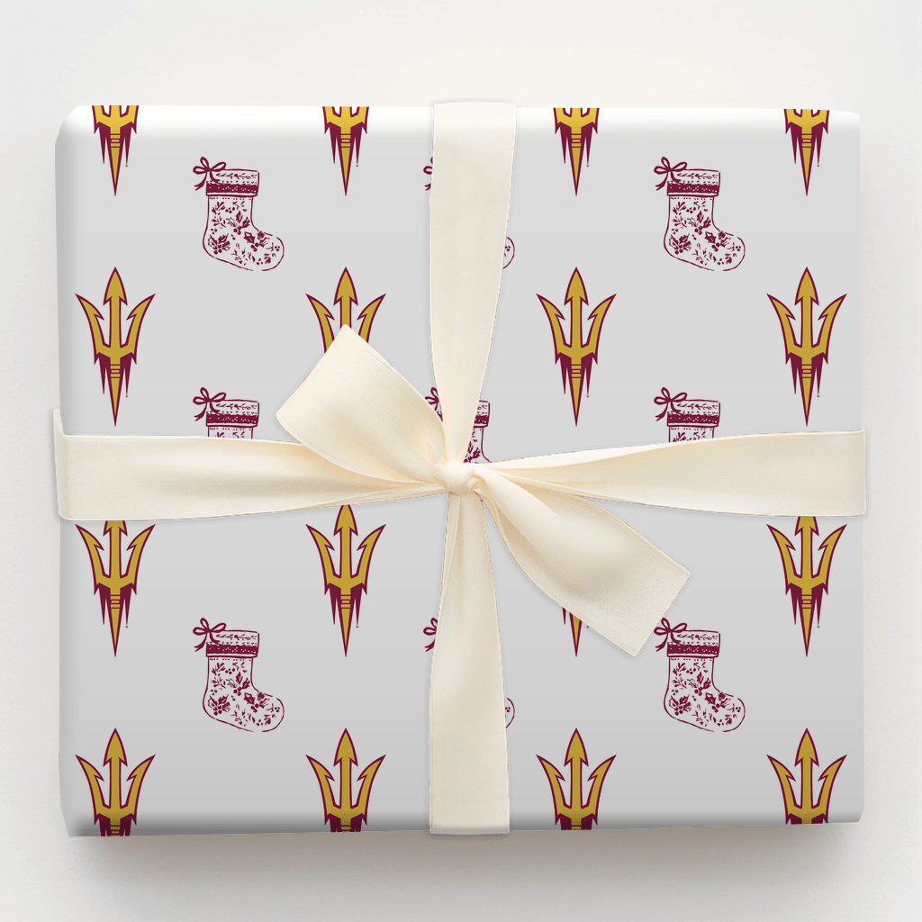 Arizona State Stocking - Wrapping Paper - Aspen & Arlo