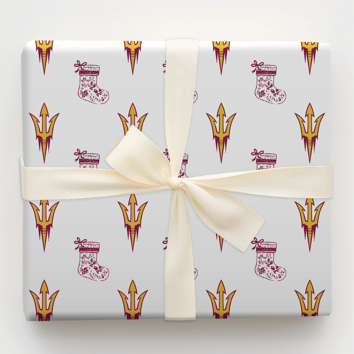 Arizona State Stocking - Wrapping Paper - Aspen & Arlo