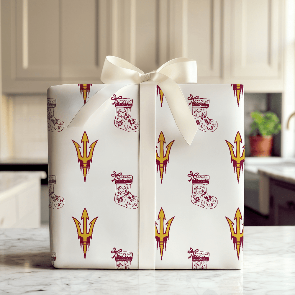 Arizona State Stocking - Wrapping Paper - Aspen & Arlo