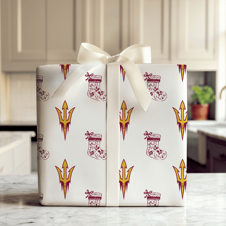 Arizona State Stocking - Wrapping Paper - Aspen & Arlo